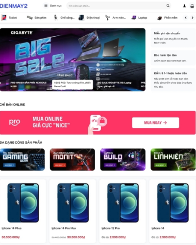 Website công nghệ – CN10