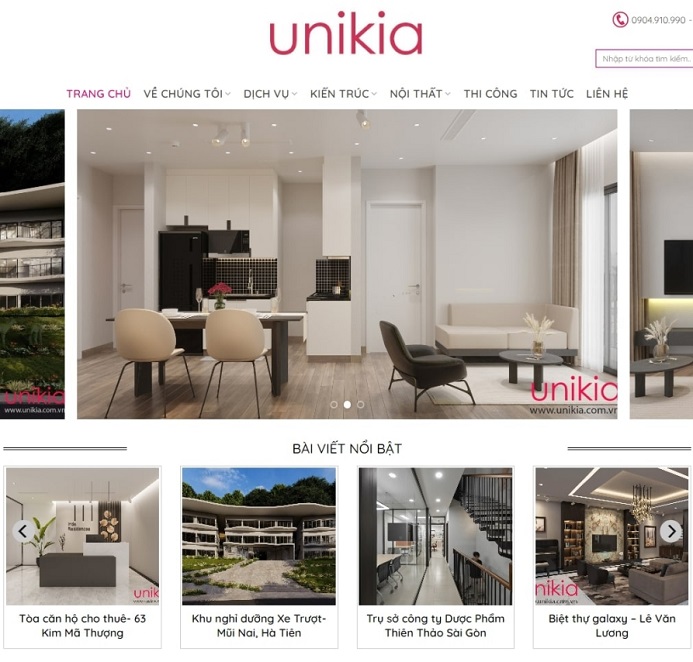 Website xây dựng – XD05